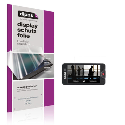 4x Schutzfolie klar für Osee T5 Plus Display-Schut (1)
