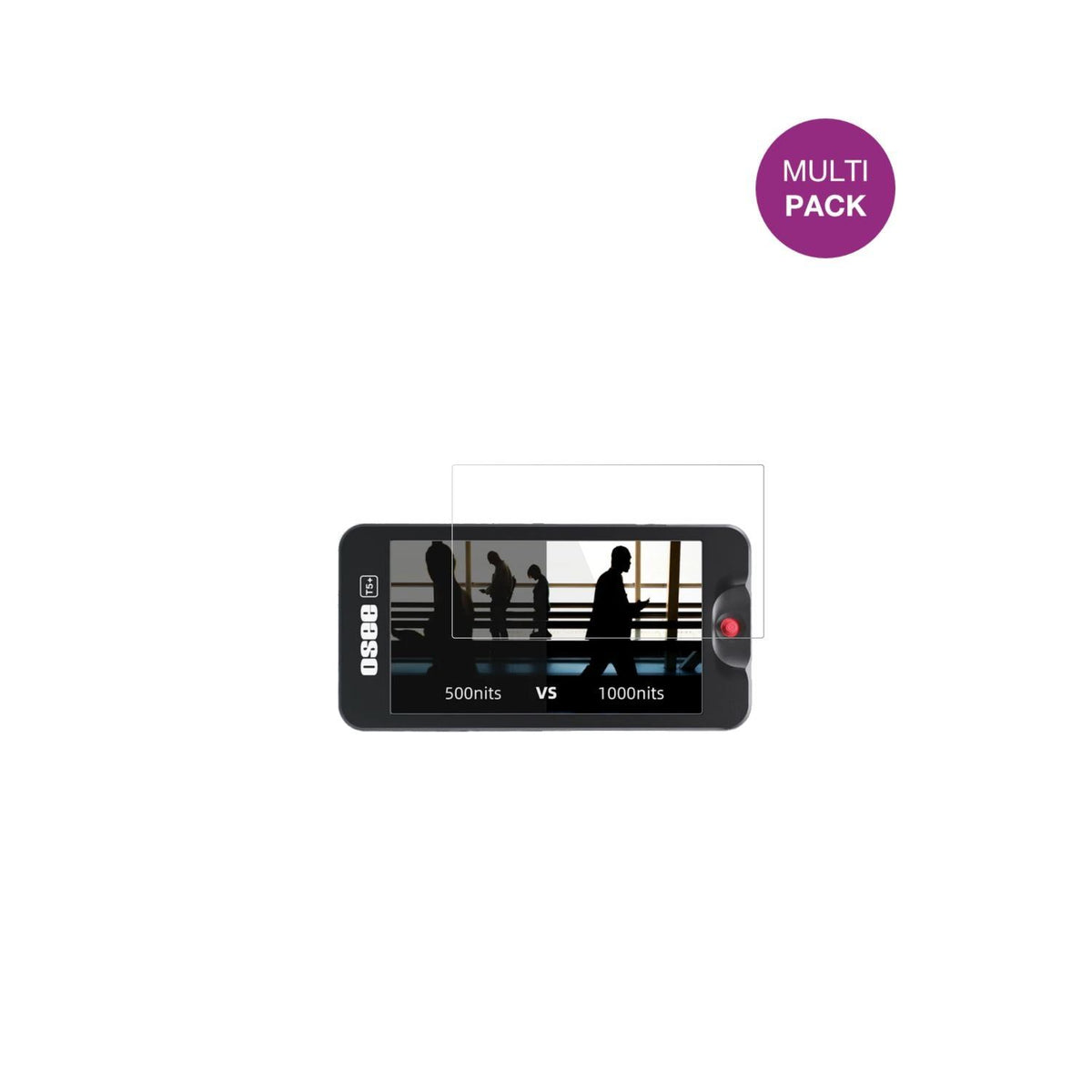4x Schutzfolie klar für Osee T5 Plus Display-Schut (2)