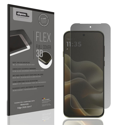 Full Cover Privacy Blickschutzfolie für Motorola E (1)