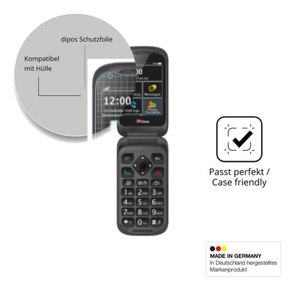 4x Schutzfolie matt für TTfone TT970 Display-Schut (6)
