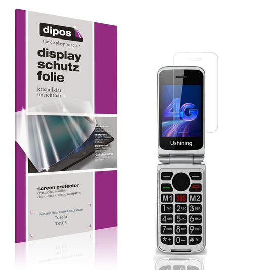 4x Schutzfolie klar für Tosaju T3105 Display-Schut (1)