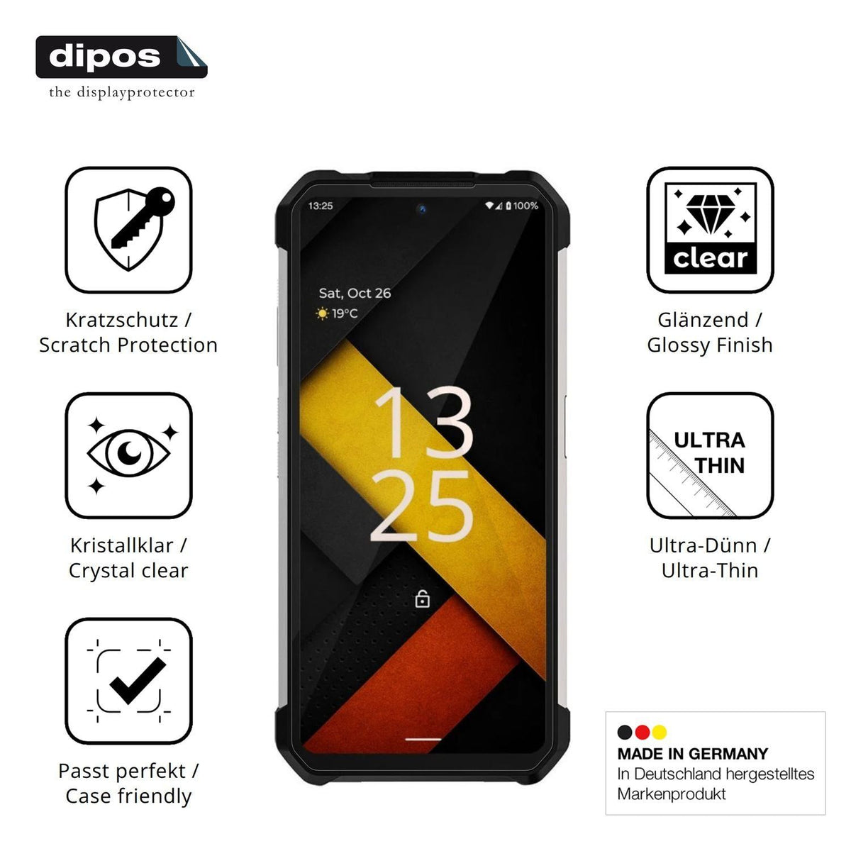 4x Schutzfolie klar für iHunt Tank 2 Pro Display-S (7)