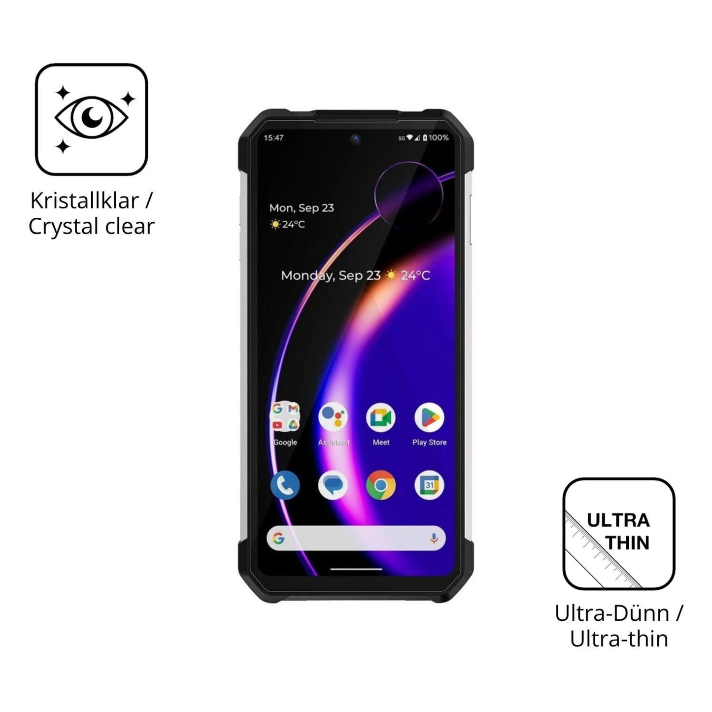 4x Schutzfolie klar für iHunt Tank 3 Pro Display-S (5)