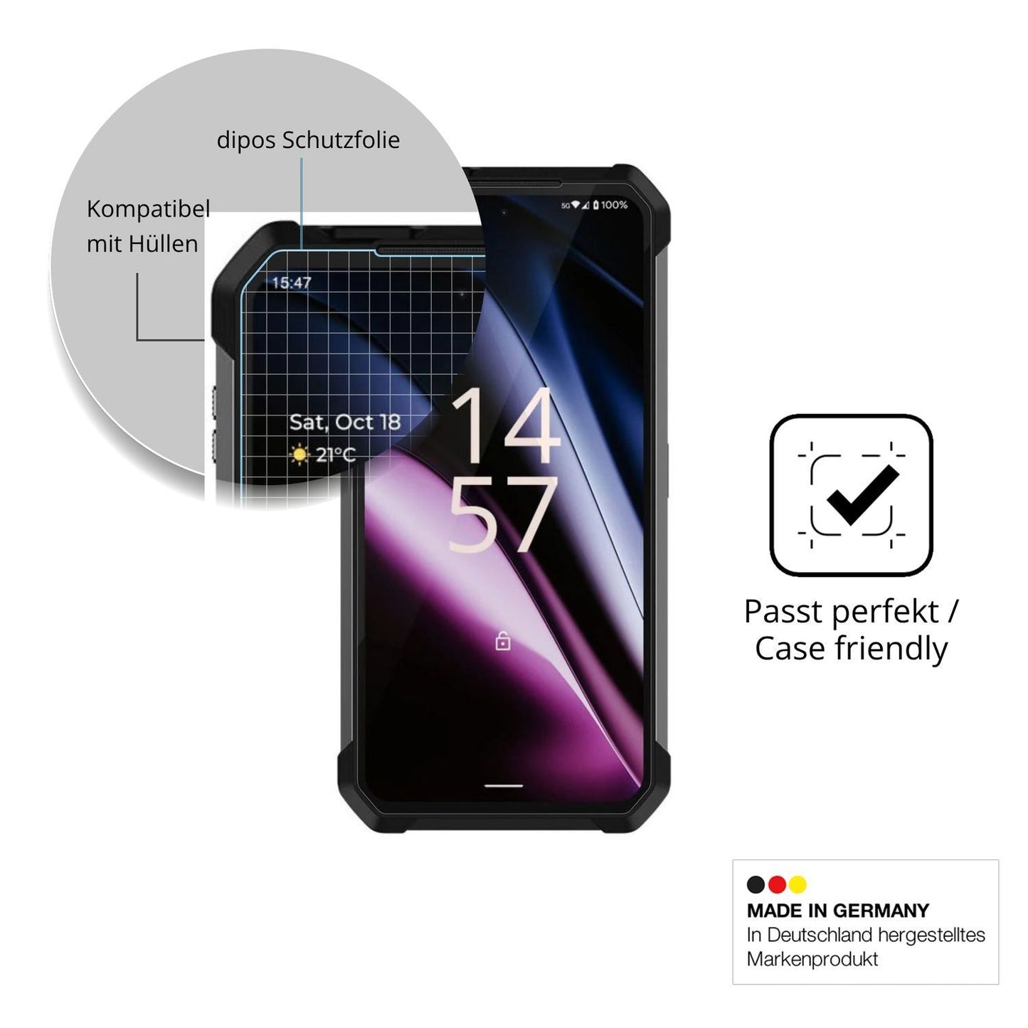 4x Schutzfolie klar für iHunt Tank 4 Pro Display-S (6)