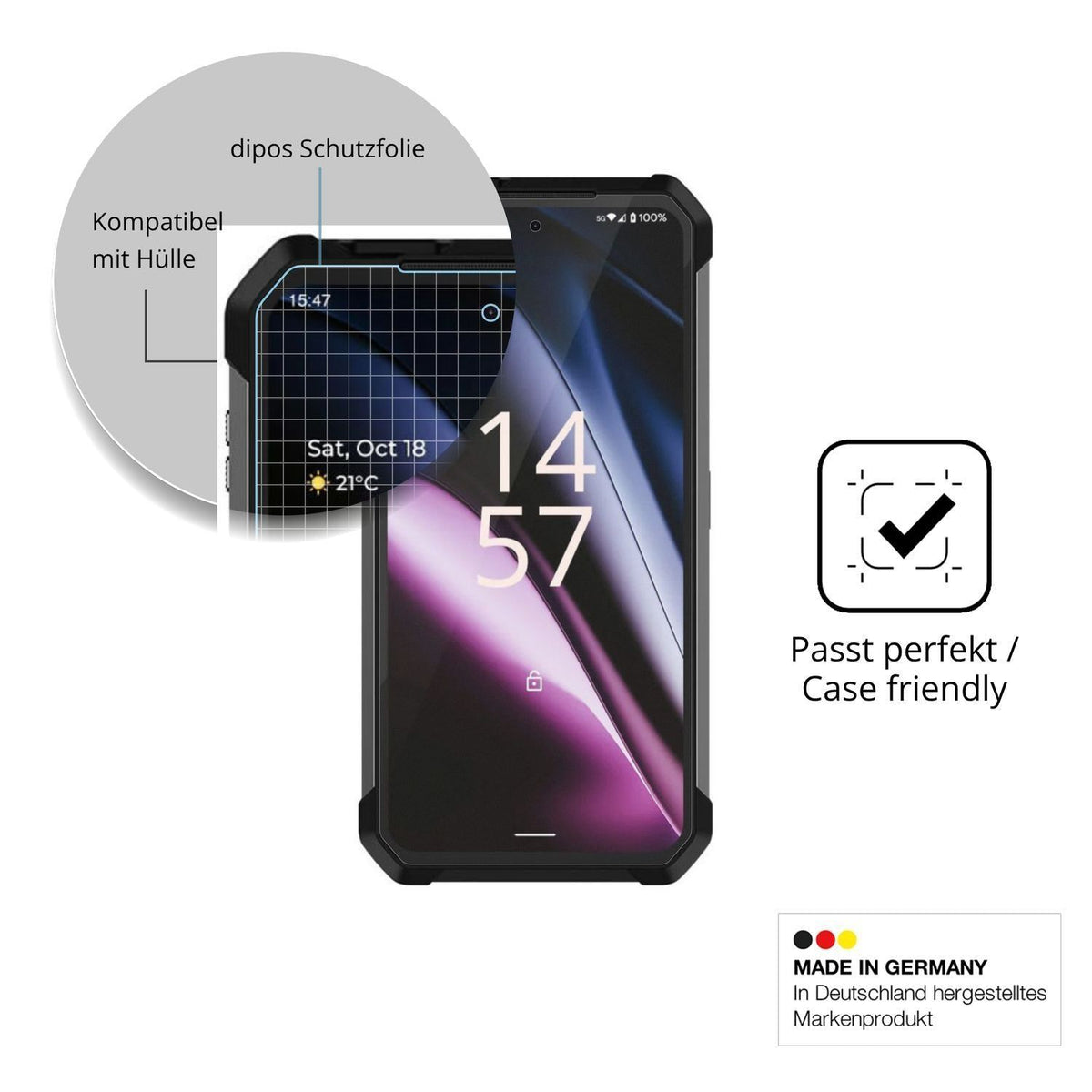 4x Schutzfolie matt für iHunt Tank 4 Pro Display-S (6)
