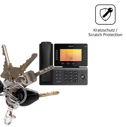 4x Schutzfolie klar für Snom D892M Display-Schutzf (4)