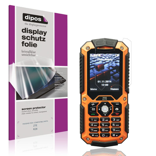 4x Schutzfolie klar für ZTE R28 Display-Schutzfoli (1)