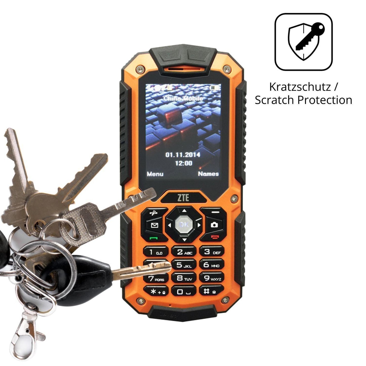 4x Schutzfolie matt für ZTE R28 Display-Schutzfoli (4)