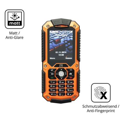 4x Schutzfolie matt für ZTE R28 Display-Schutzfoli (5)