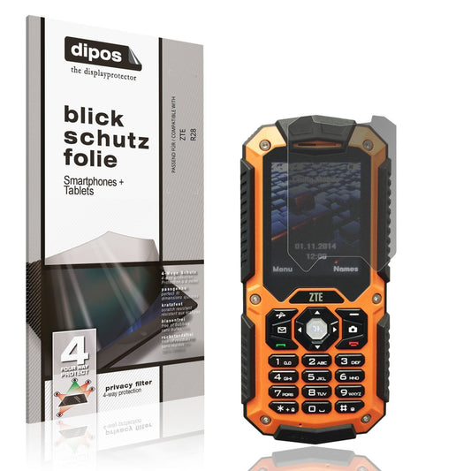 Blickschutzfolie für ZTE R28 matt Schutzfolie Priv (1)