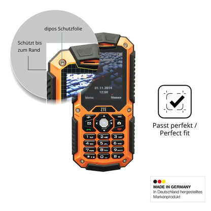 Blickschutzfolie für ZTE R28 matt Schutzfolie Priv (4)