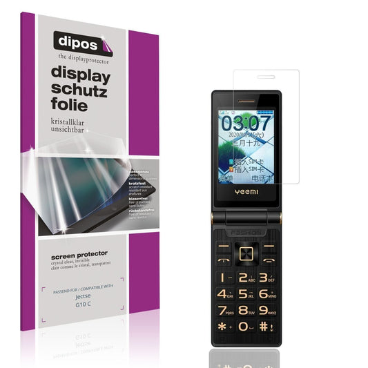 4x Schutzfolie klar für Jectse G10 C Display-Schut (1)