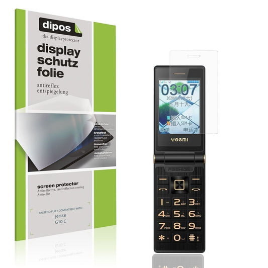 4x Schutzfolie matt für Jectse G10 C Display-Schut (1)