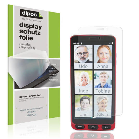 4x Schutzfolie matt für Olympia NEO PLUS Display-S (1)