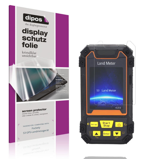 4x Schutzfolie klar für Fockety S3 GPS-Landmessger (1)
