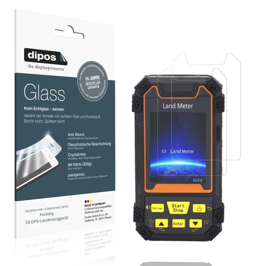 2x 9H Schutzfolie für Fockety S3 GPS-Landmessgerät (1)
