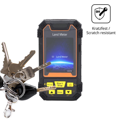 2x 9H Schutzfolie matt für Fockety S3 GPS-Landmess (3)