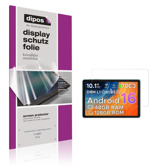2x Schutzfolie klar für Luzglo P10 Display-Schutzf (1)