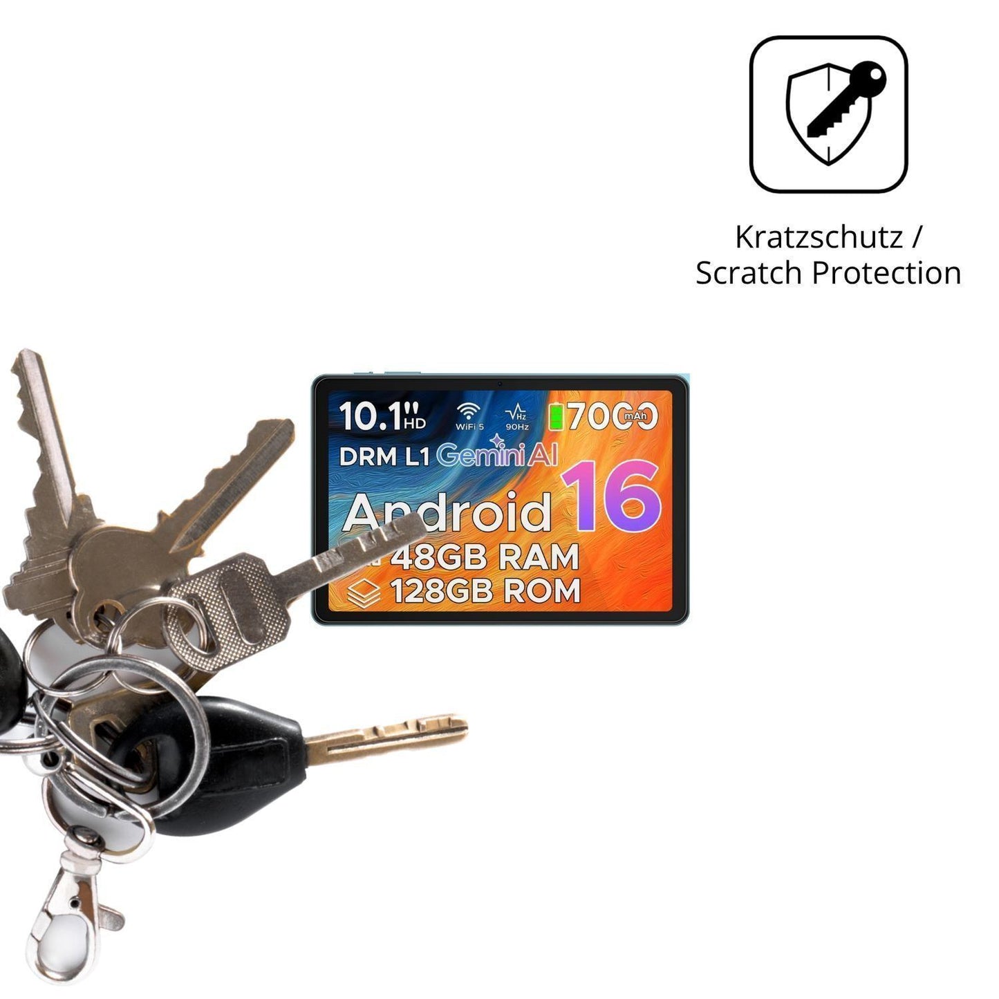 2x Schutzfolie klar für Luzglo P10 Display-Schutzf (4)