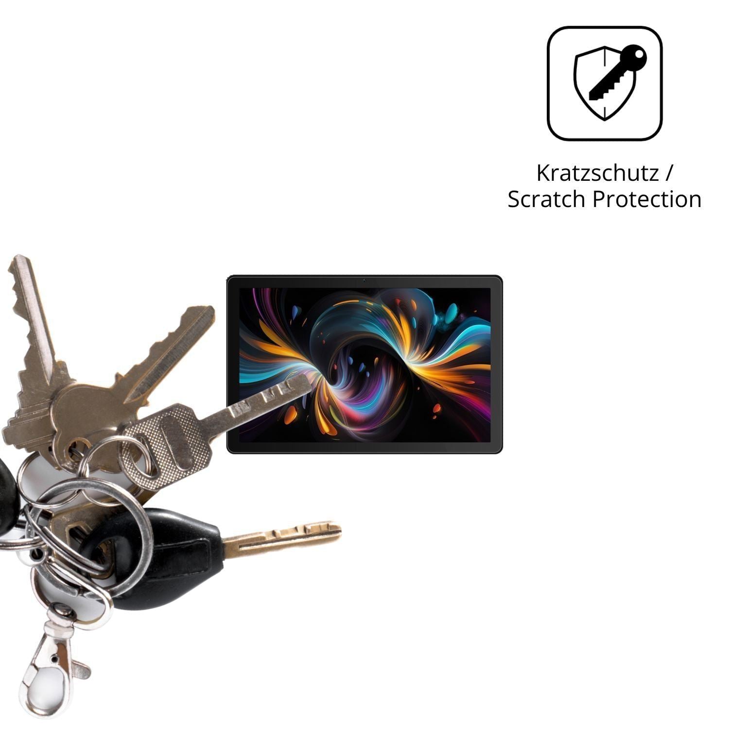2x Schutzfolie klar für Wqplo G13 Display-Schutzfo (4)