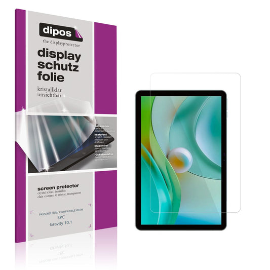 2x Schutzfolie klar für SPC Gravity 10.1 Display-S (1)