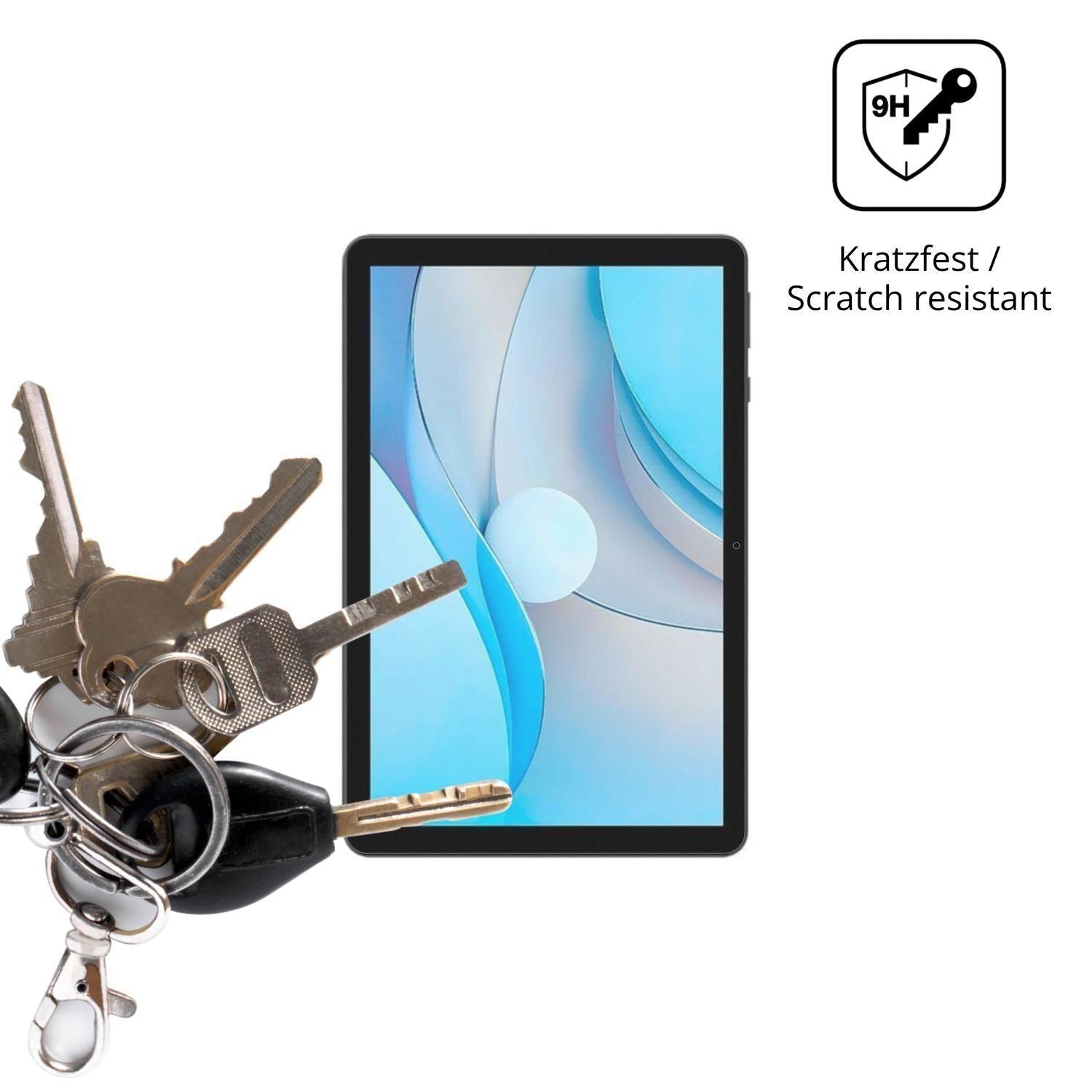 2x 9H Schutzfolie matt für SPC Gravity 6 SE 10.1 P (3)