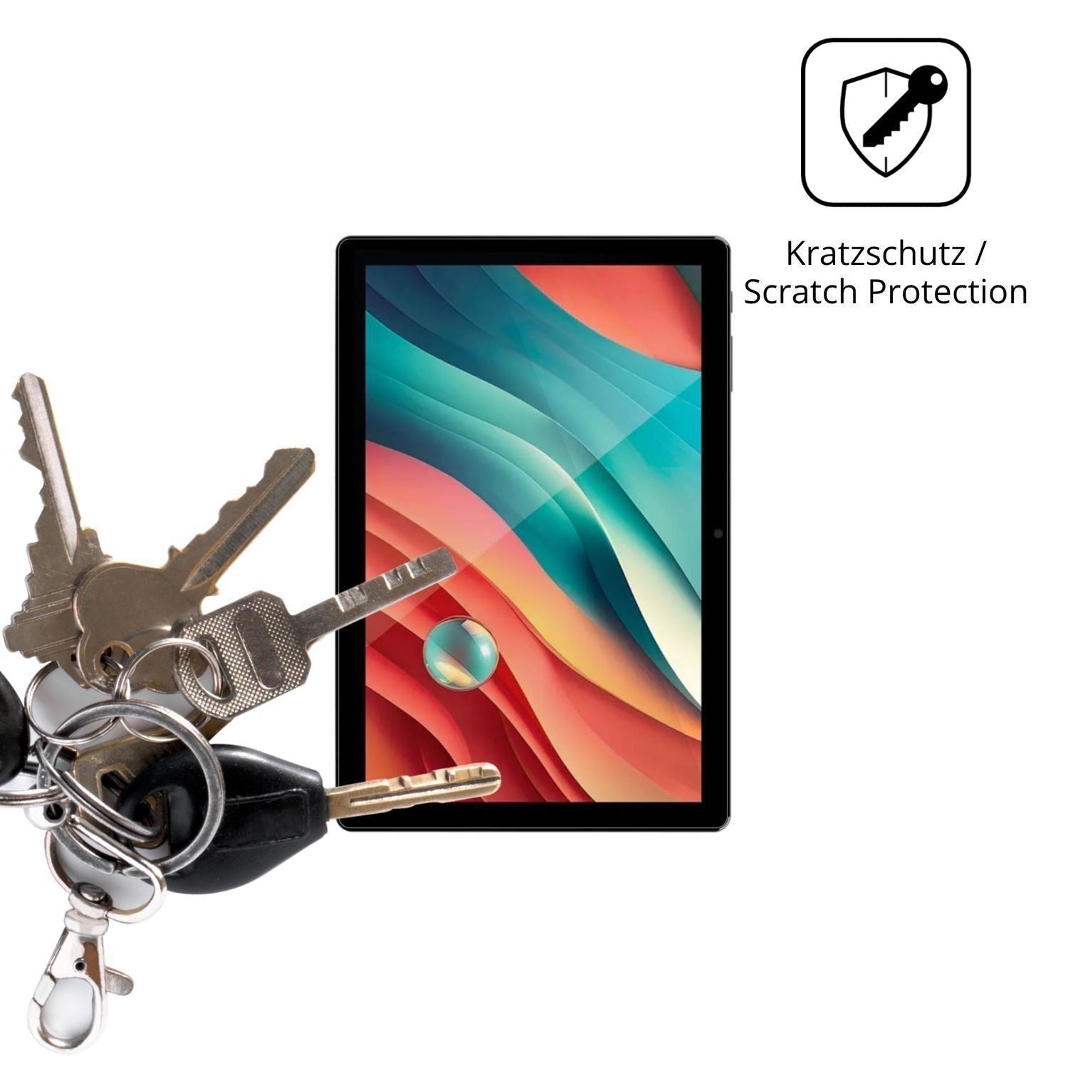 2x Schutzfolie klar für SPC Gravity 5 SE Display-S (4)