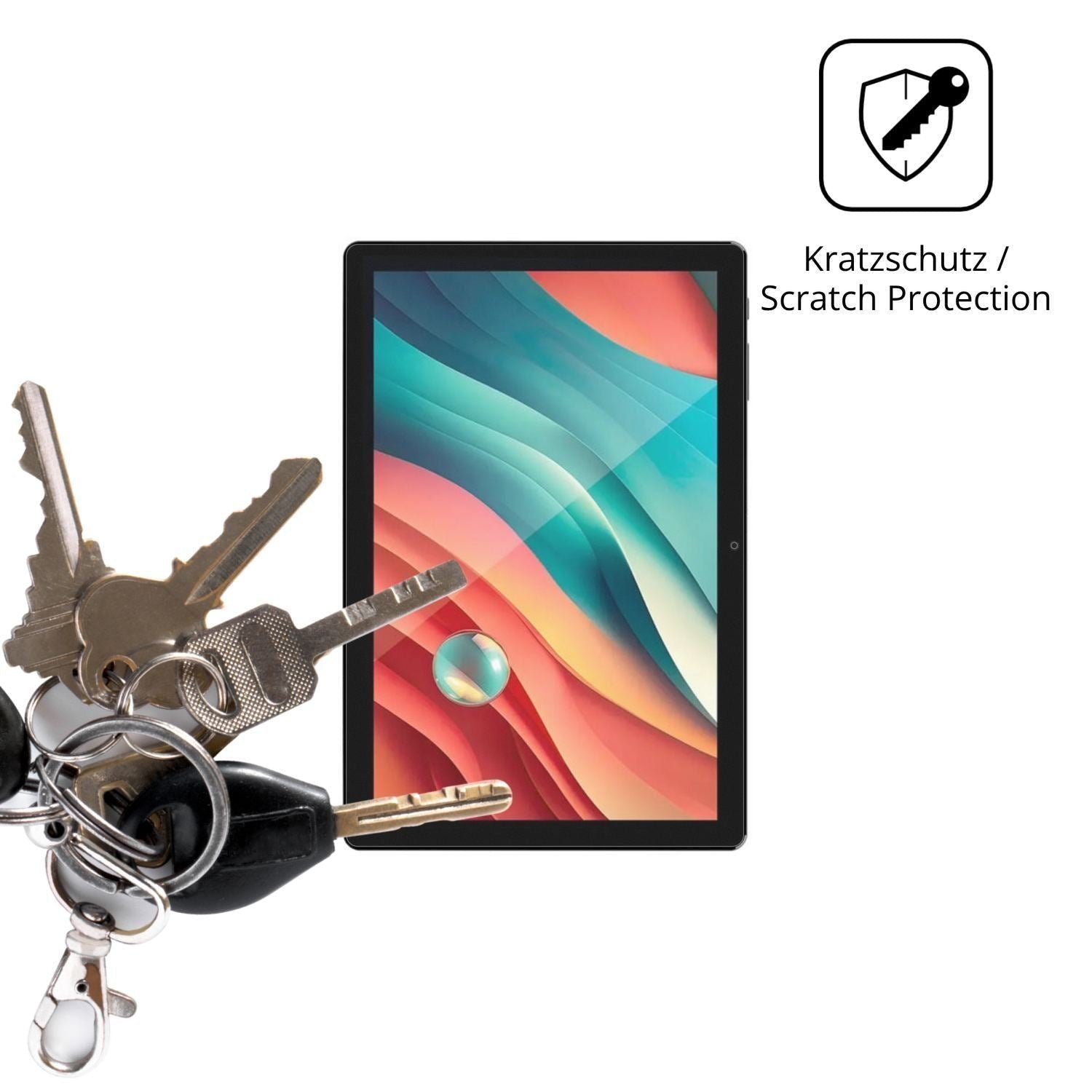 2x Schutzfolie matt für SPC Gravity 5 SE Display-S (4)