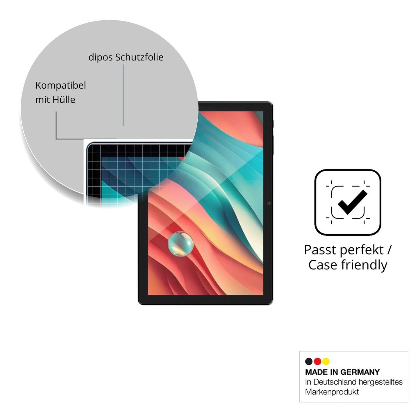 2x Schutzfolie matt für SPC Gravity 5 SE Display-S (6)
