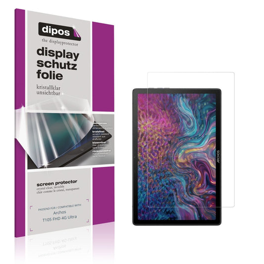 2x Schutzfolie klar für Archos T105 FHD 4G Ultra D (1)