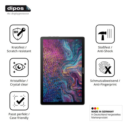 2x 9H Schutzfolie für Archos T105 FHD 4G Ultra Pan (7)