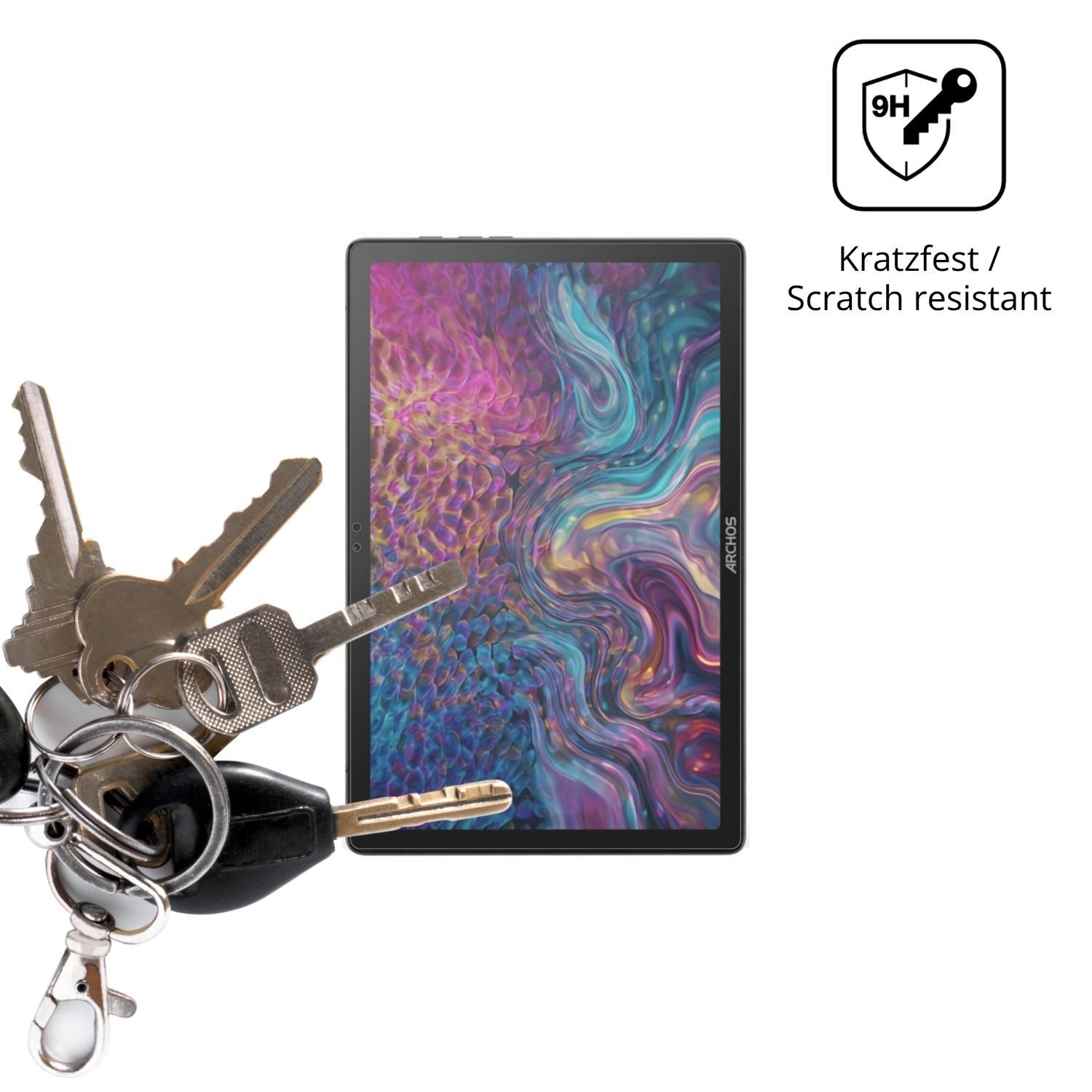 2x 9H Schutzfolie matt für Archos T105 FHD 4G Ultr (3)