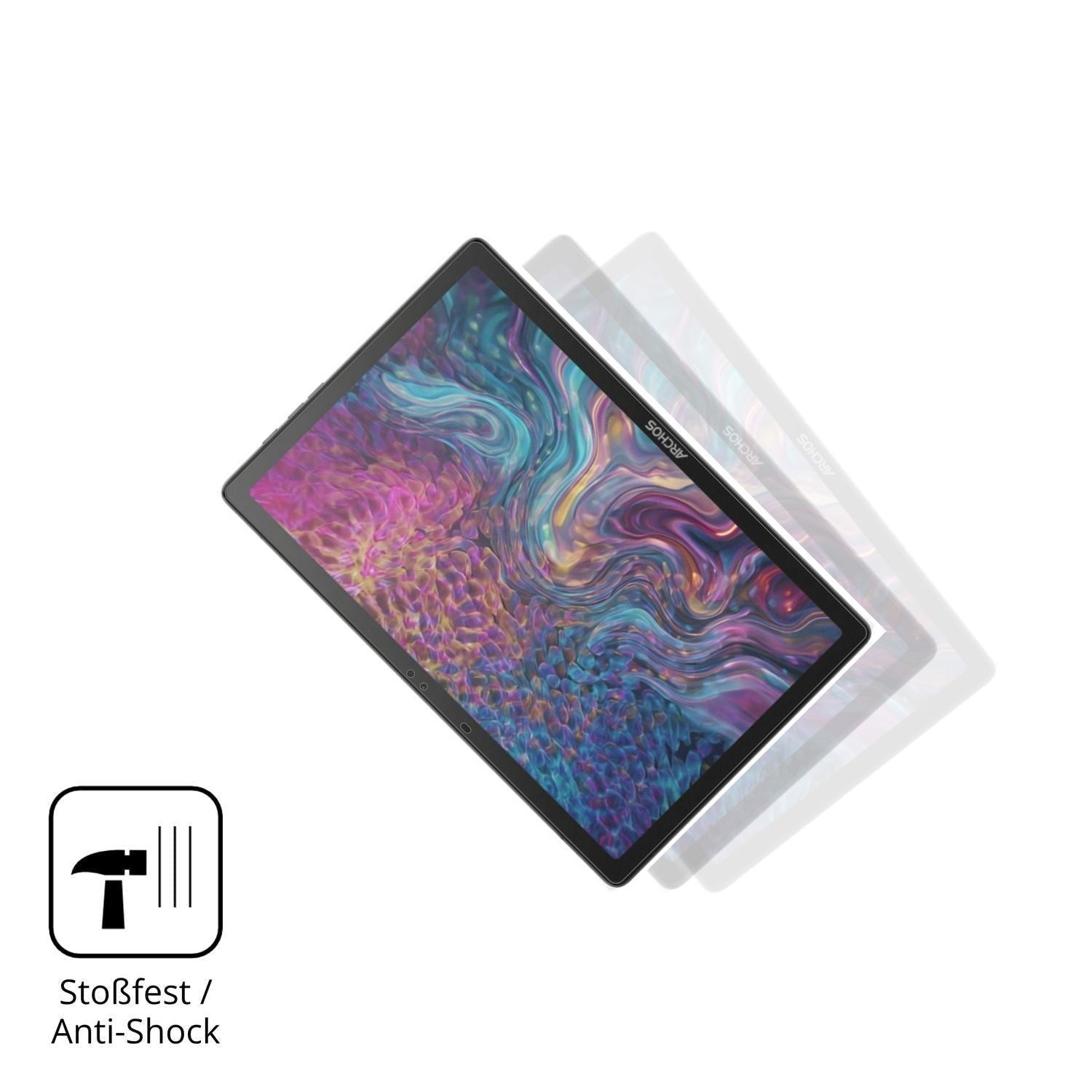 2x 9H Schutzfolie matt für Archos T105 FHD 4G Ultr (4)