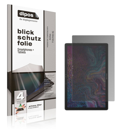 Blickschutzfolie für Archos T105 FHD 4G matt Schut (1)