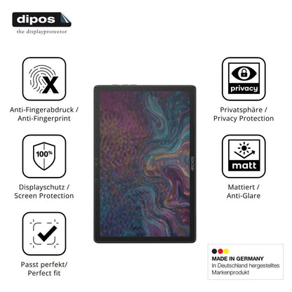 Blickschutzfolie für Archos T105 FHD 4G matt Schut (5)