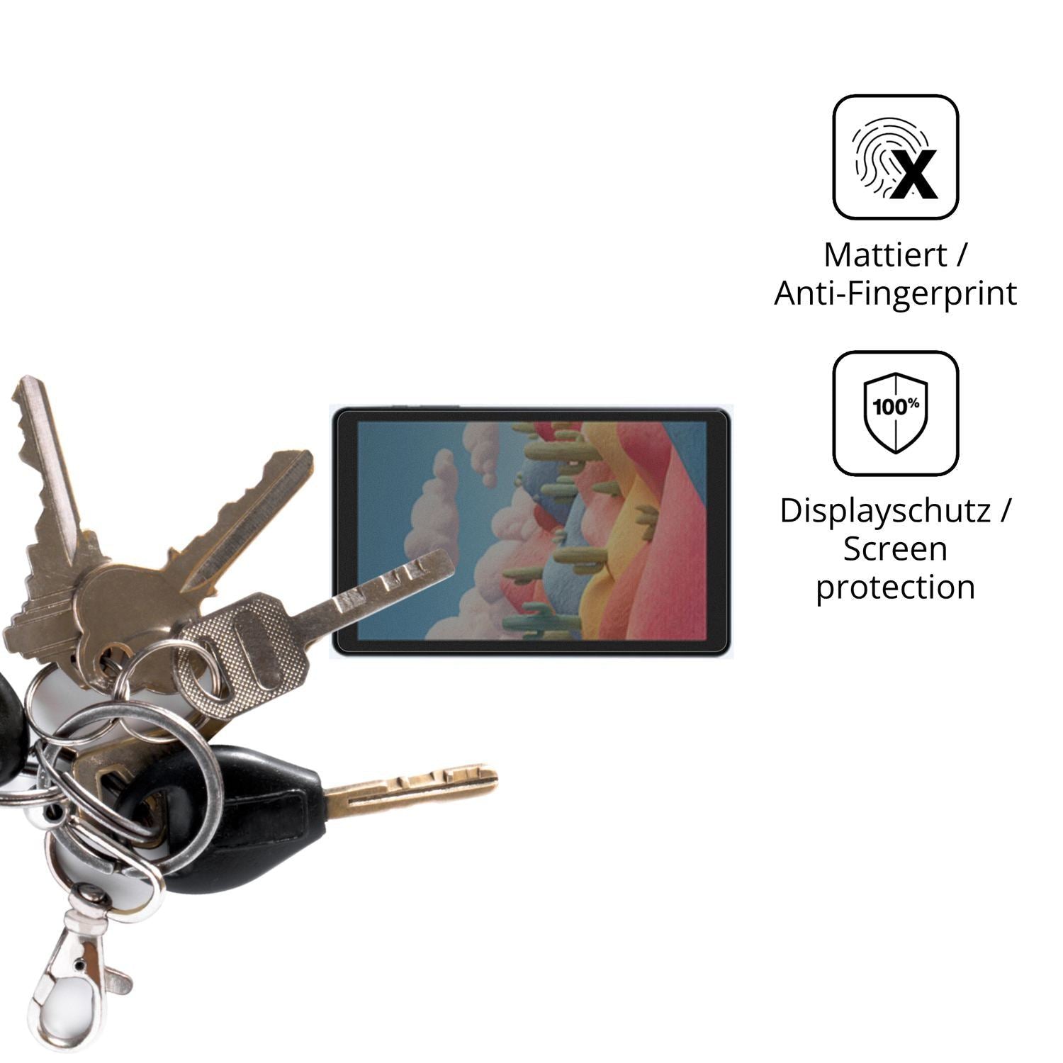 Blickschutzfolie für ALLDOCUBE Kido 8 Zoll matt Sc (3)