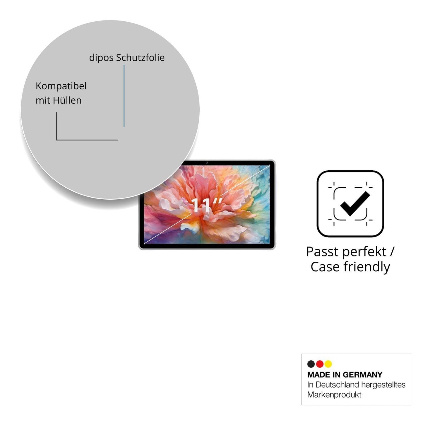 2x Schutzfolie klar für PIXGOOD M902 Display-Schut (6)