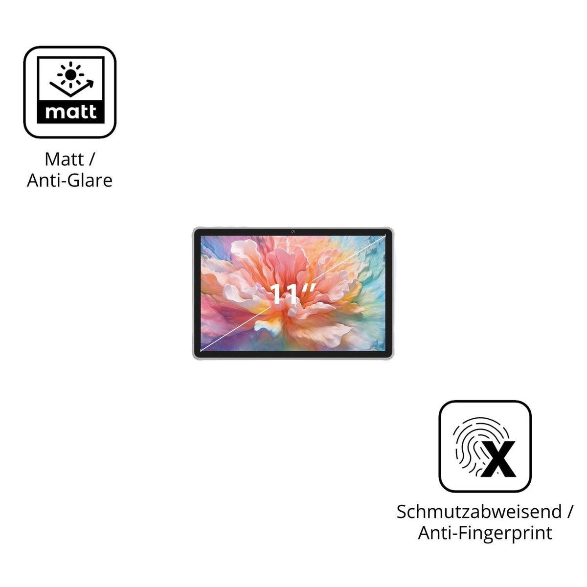 2x Schutzfolie matt für PIXGOOD M902 Display-Schut (5)