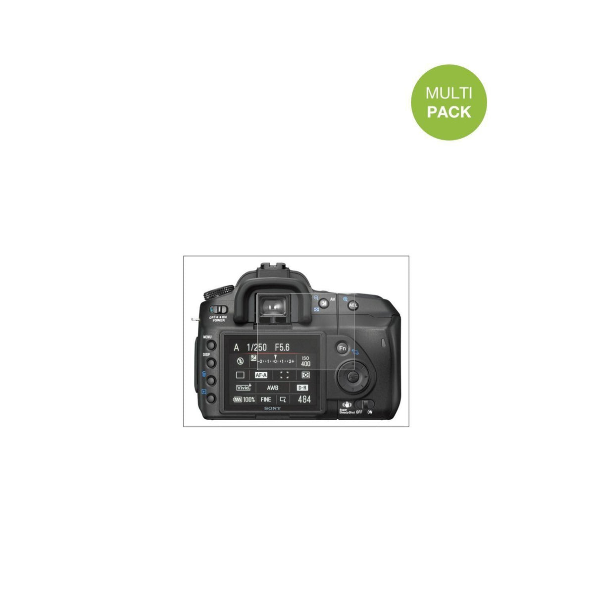 4x Schutzfolie matt für Sony DSLR-A200 Display-Sch (2)
