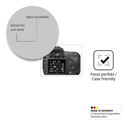 2x 9H Schutzfolie für Sony DSLR-A200 Panzerfolie (6)