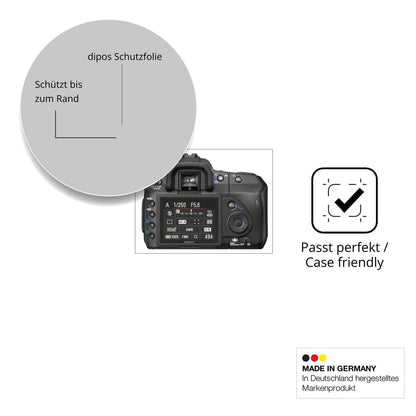 2x 9H Schutzfolie matt für Sony DSLR-A200 Panzerfo (6)