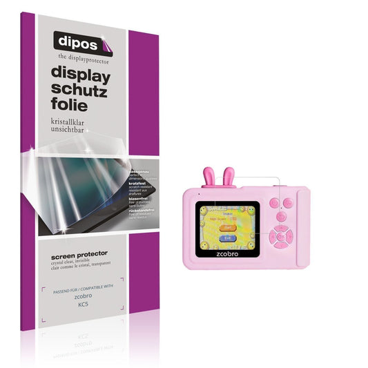 4x Schutzfolie klar für zcobro KC5 Display-Schutzf (1)