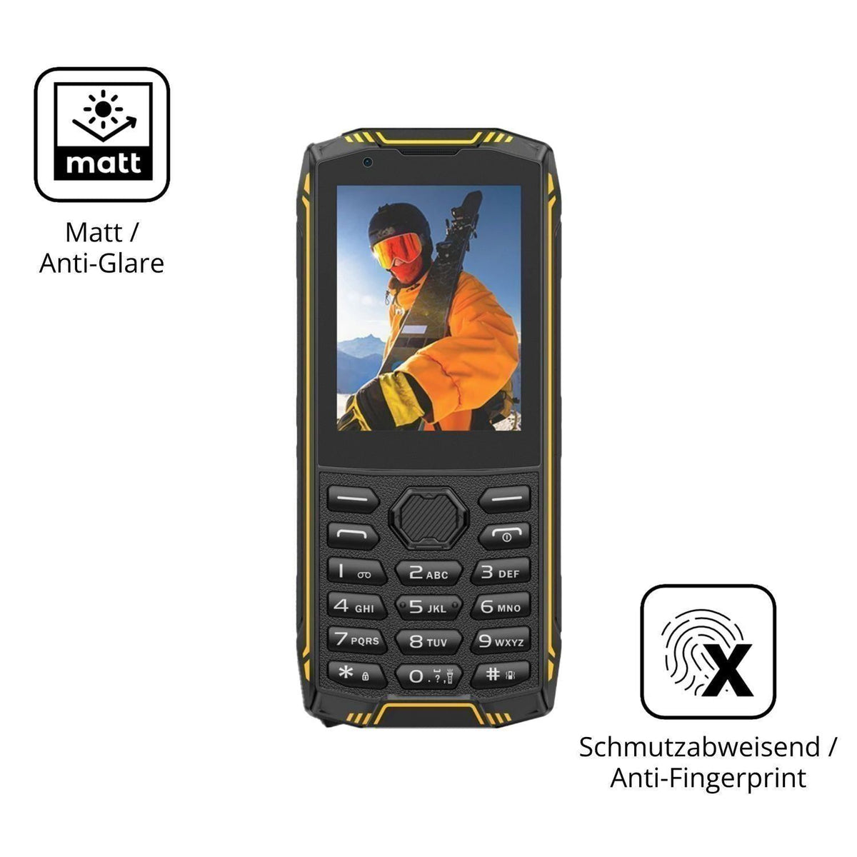 4x Schutzfolie matt für Ulefone Armor Mini 5 Displ (5)