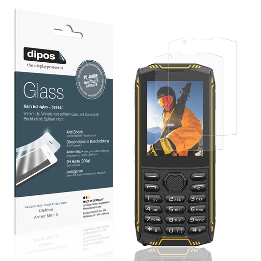 2x 9H Schutzfolie matt für Ulefone Armor Mini 5 Pa (1)