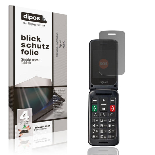 Blickschutzfolie für Gigaset GL590 matt Schutzfoli (1)