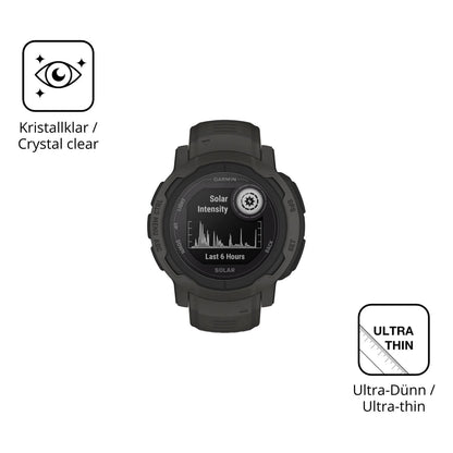 6x Schutzfolie klar für Garmin Instinct 2 Solar Di (5)