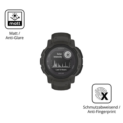 6x Schutzfolie matt für Garmin Instinct 2 Solar Di (5)
