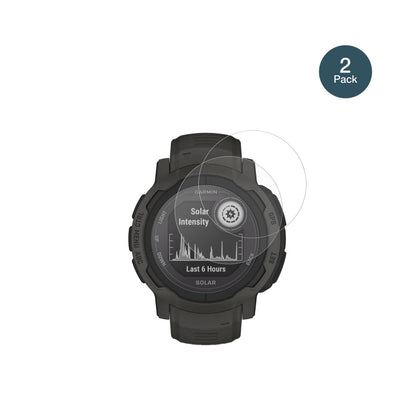 2x 9H Schutzfolie matt für Garmin Instinct 2 Solar (2)