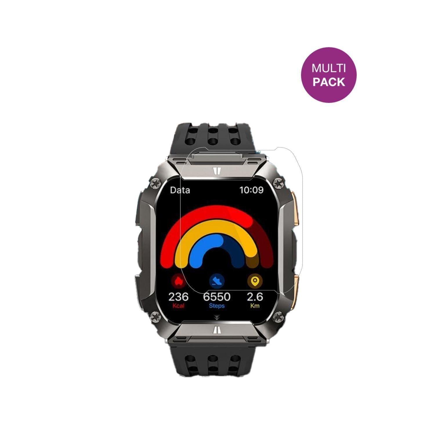 6x Schutzfolie klar für AIMIUVEI 2.01 Zoll Smartwa (2)