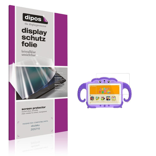 2x Schutzfolie klar für okulaku ZIDS710 Display-Sc (1)